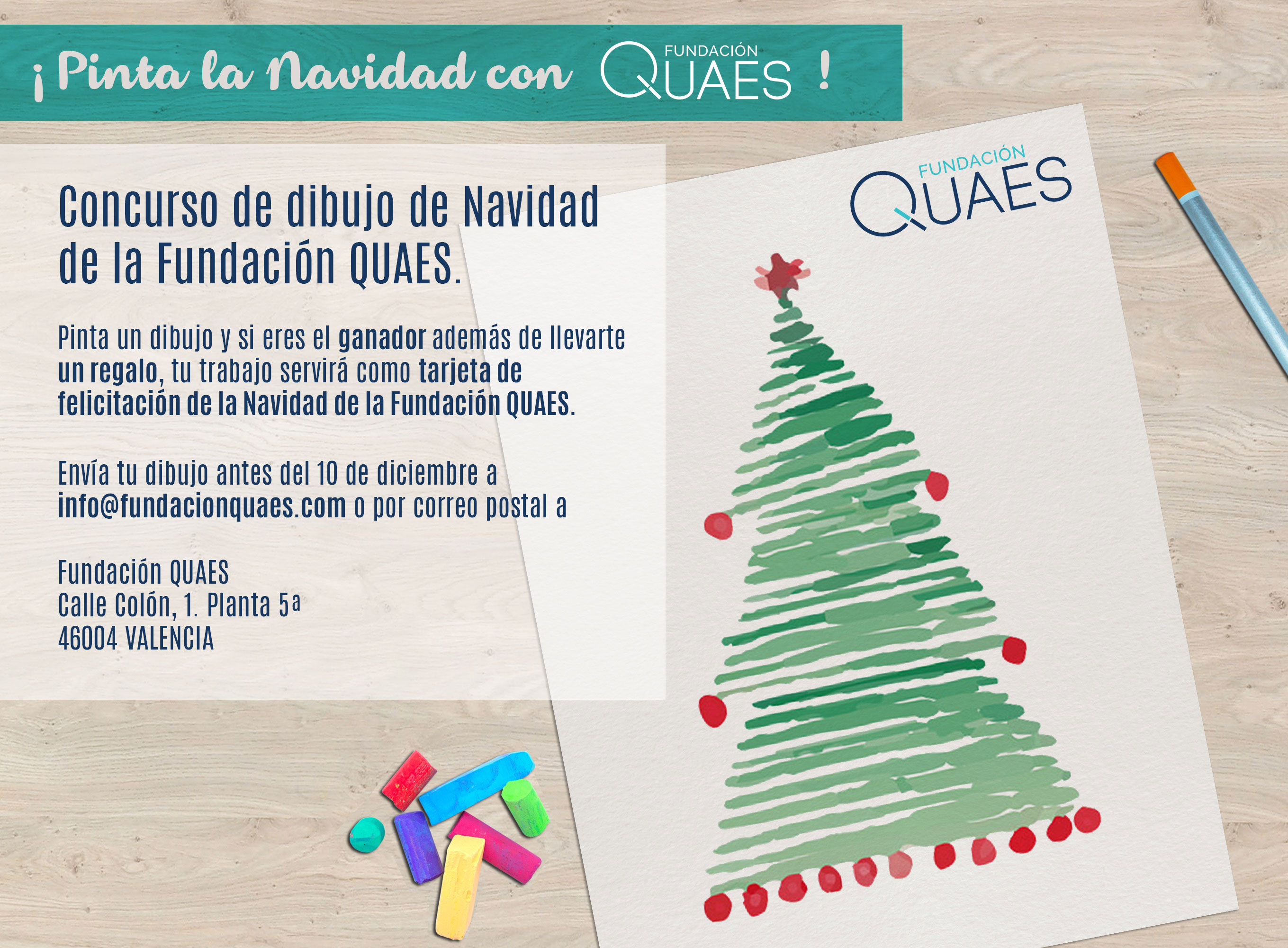 ¡Pinta la Navidad con QUAES!